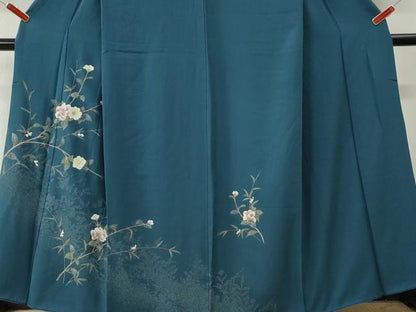平和屋着物●訪問着　枝花文　金彩　正絹　逸品　CABI3375yc