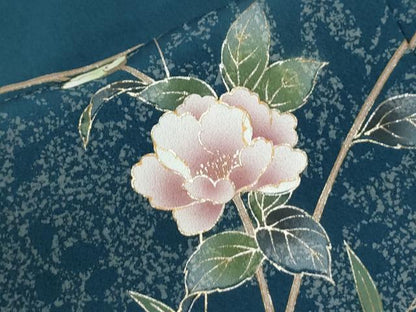 平和屋着物●訪問着　枝花文　金彩　正絹　逸品　CABI3375yc