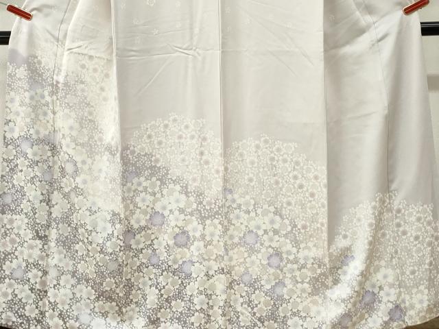 平和屋着物●訪問着　舞桜文　暈し染め　正絹　逸品　CABI3378yc
