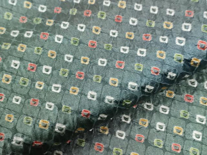 平和屋着物●上質な小紋　総絞り　暈し染め　正絹　逸品　CABI3389yc