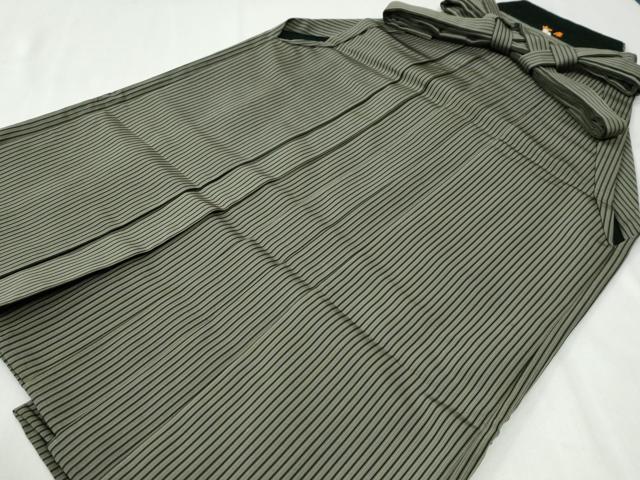 平和屋着物●男性　行灯袴　間道　正絹　逸品　CABI3401yc