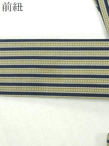 平和屋着物●男性　馬乗り袴　間道　正絹　逸品　CABI3403yc