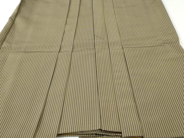 平和屋着物●男性　行灯袴　間道　正絹　逸品　CABI3405yc
