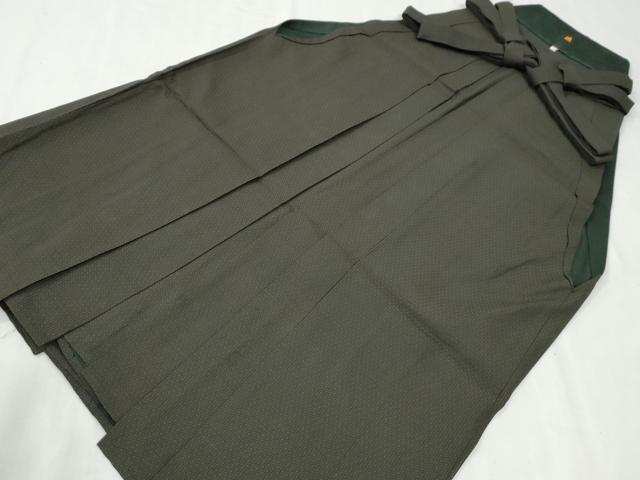 平和屋着物●男性　行灯袴　亀甲文　正絹　逸品　CABI3407yc
