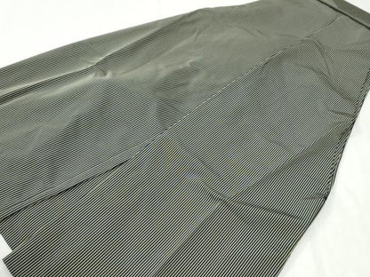 平和屋着物●男性　馬乗り袴　縞　正絹　逸品　CABI3410yc