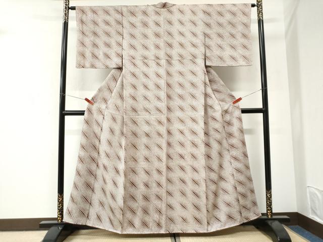 平和屋着物●絞りの開祖　竹田庄九郎　小紋　吉祥文　正絹　逸品　CABI3419yc