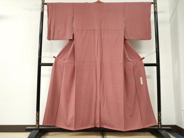 平和屋着物●世界的人形師　辻村寿三郎　ジュサブロー　小紋　枝花文　正絹　逸品　CABI3420yc