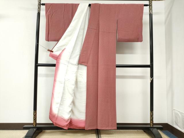平和屋着物●世界的人形師　辻村寿三郎　ジュサブロー　小紋　枝花文　正絹　逸品　CABI3420yc