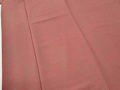 平和屋着物●世界的人形師　辻村寿三郎　ジュサブロー　小紋　枝花文　正絹　逸品　CABI3420yc