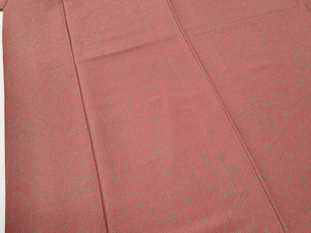 平和屋着物●世界的人形師　辻村寿三郎　ジュサブロー　小紋　枝花文　正絹　逸品　CABI3420yc