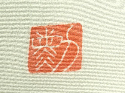平和屋着物●訪問着　友禅　作家物　草花文　正絹　逸品　CABI3425yc