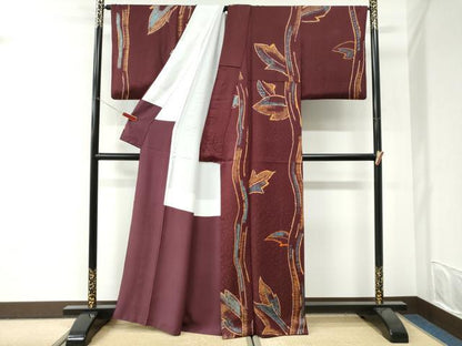 平和屋着物●上質な小紋　作家物　正絹　逸品　CABI3444yc