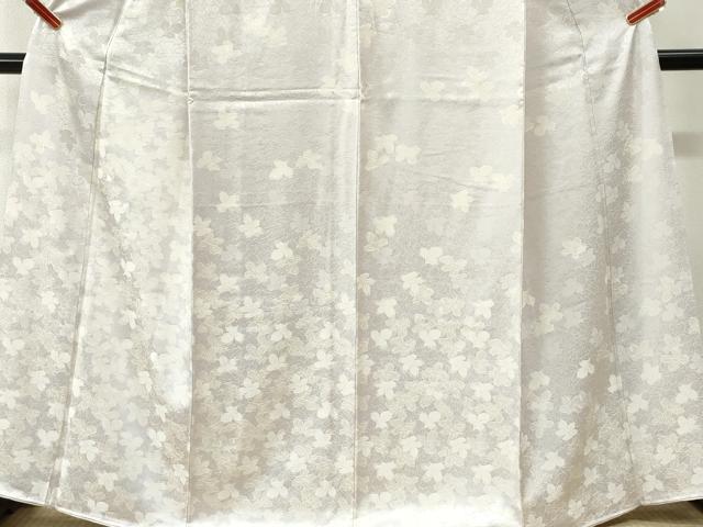 平和屋着物●訪問着　地紋起こし　舞葉尽くし　松坂屋扱い　正絹　逸品　CABI3448yc