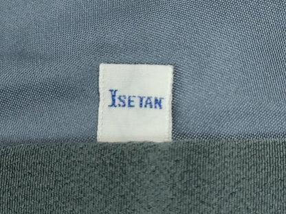 平和屋着物●男性　色無地　山鳩色　伊勢丹扱い　正絹　逸品　CABI3494yc
