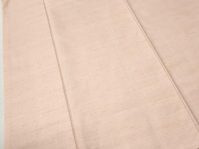 平和屋着物●紅花紬　米沢　霞文　証紙付き　正絹　逸品　CABI3497yc