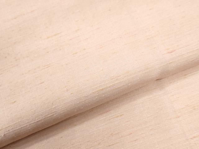 平和屋着物●紅花紬　米沢　霞文　証紙付き　正絹　逸品　CABI3497yc