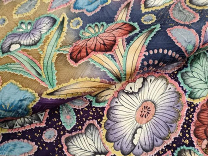 平和屋着物●豪華振袖　辻が花　絞り　暈し染め　金彩　正絹　逸品　CABI3505yc