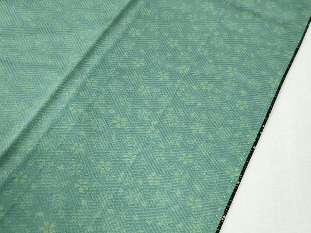 平和屋着物●訪問着　楽器扇花松文　金彩　正絹　逸品　CABI3509yc