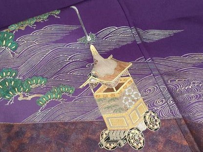平和屋着物●TOKI志すい キモノモードオリジナルブランド　訪問着　浜松花文　暈し染め　金彩　正絹　逸品　CABI3513yc