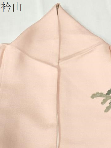 平和屋着物●訪問着　雪輪草花文　暈し染め　金彩　正絹　逸品　CABI3516yc