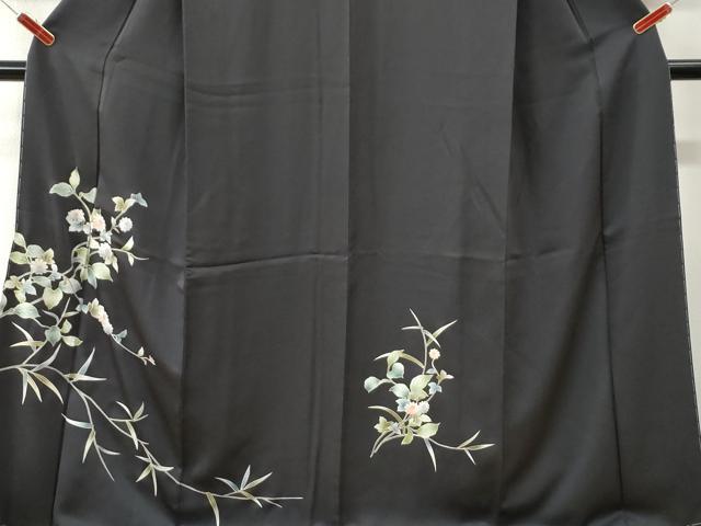 平和屋着物●訪問着　枝花文　金彩　鈴乃屋扱い　ロング丈　正絹　逸品　未使用　CABI3533yc