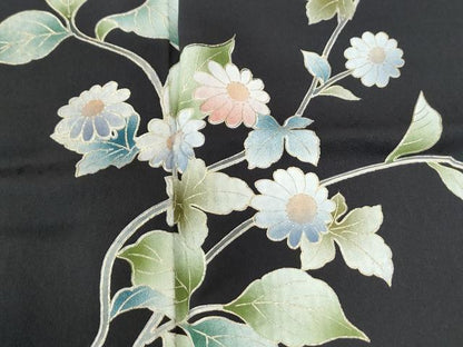 平和屋着物●訪問着　枝花文　金彩　鈴乃屋扱い　ロング丈　正絹　逸品　未使用　CABI3533yc