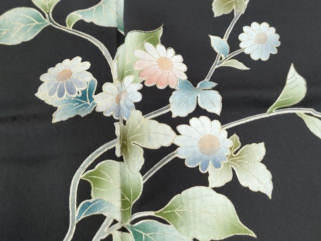 平和屋着物●訪問着　枝花文　金彩　鈴乃屋扱い　ロング丈　正絹　逸品　未使用　CABI3533yc
