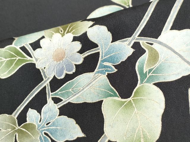 平和屋着物●訪問着　枝花文　金彩　鈴乃屋扱い　ロング丈　正絹　逸品　未使用　CABI3533yc