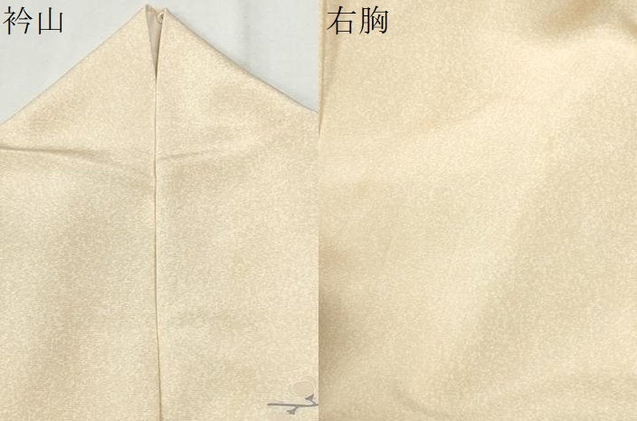 平和屋着物●訪問着　作家物　鬘帯枝花文　暈し染め　金彩　正絹　逸品　CABI3547yc