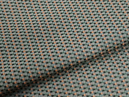 平和屋着物●上質なお召　メガネ織　霞文　ロング丈　正絹　逸品　未使用　CABI3563yc