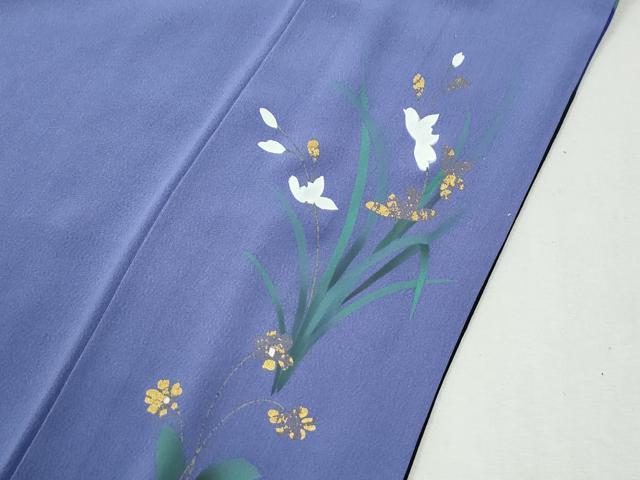 平和屋着物●訪問着　牡丹花文　暈し染め　金彩　正絹　逸品　CABI3574yc