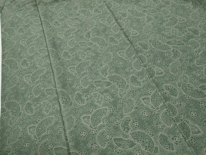 平和屋着物●江戸小紋　地紙花唐草文　正絹　逸品　CABI3578yc