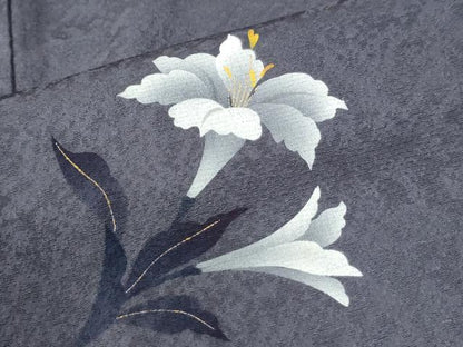 平和屋着物●京の匠日展作家　丹下雄介　訪問着　枝花文　暈し染め　金彩　やまと誂製　正絹　逸品　CABI3589yc