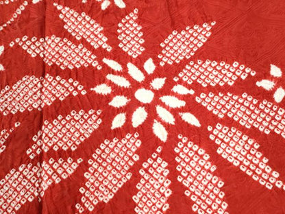 平和屋着物●豪華振袖　総絞り　草花文　正絹　逸品　CABI3593yc