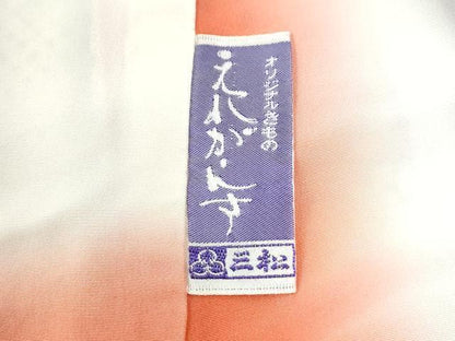 平和屋着物●豪華振袖　源氏車牡丹花文　黒地　金彩　正絹　逸品　CABI3594yc