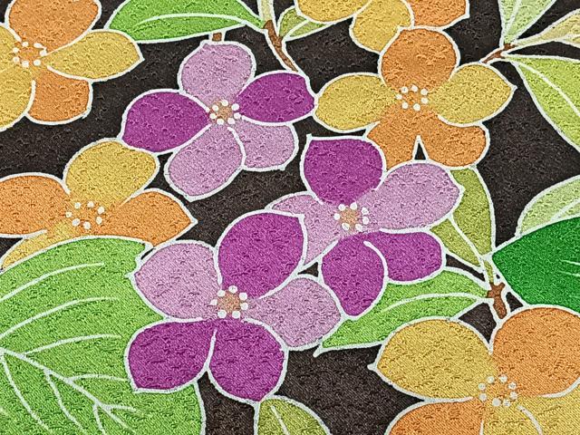 平和屋着物■訪問着　草花文　暈し染め　正絹　逸品　CABI3609xi