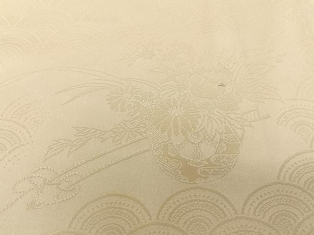 平和屋着物■訪問着　花車地紋　正絹　逸品　CABI3619xi