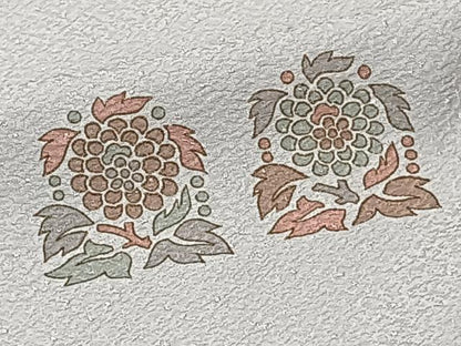平和屋着物■上質な小紋　草花文　金彩　正絹　逸品　CABI3624xi