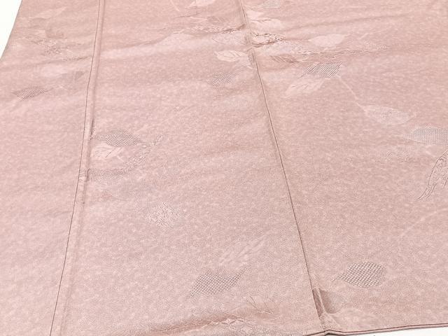 平和屋着物■上質な小紋　枝葉地紋　正絹　逸品　CABI3625xi