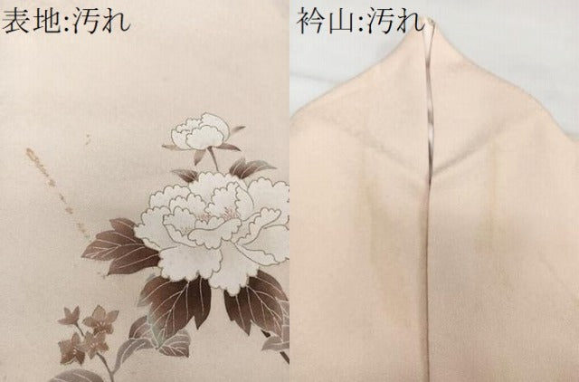 平和屋着物■訪問着　刺繍　草花文　金糸　高島屋扱い　正絹　逸品　CABI3627xi