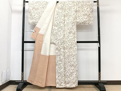 平和屋着物■本場染大島紬　楽器花鳥文　正絹　逸品　未使用　CABI3629xi