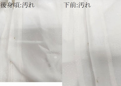 平和屋着物■長襦袢　単衣　流水文　正絹　逸品　CABI3643xi