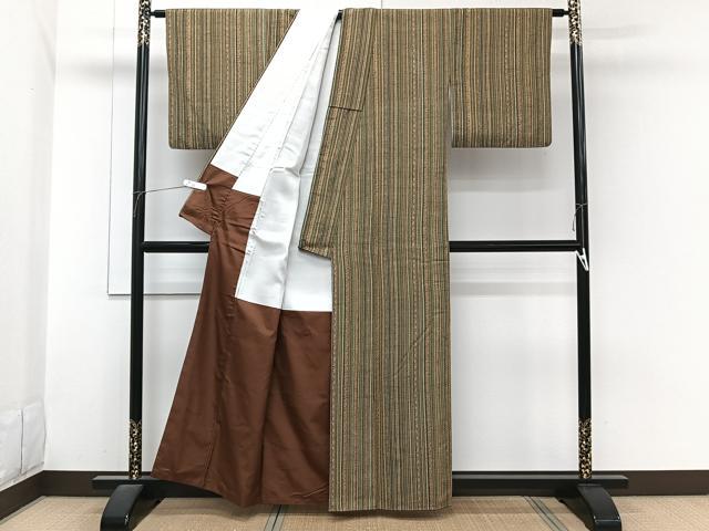 平和屋着物■上質な紬　花間道　正絹　逸品　CABI3648xi