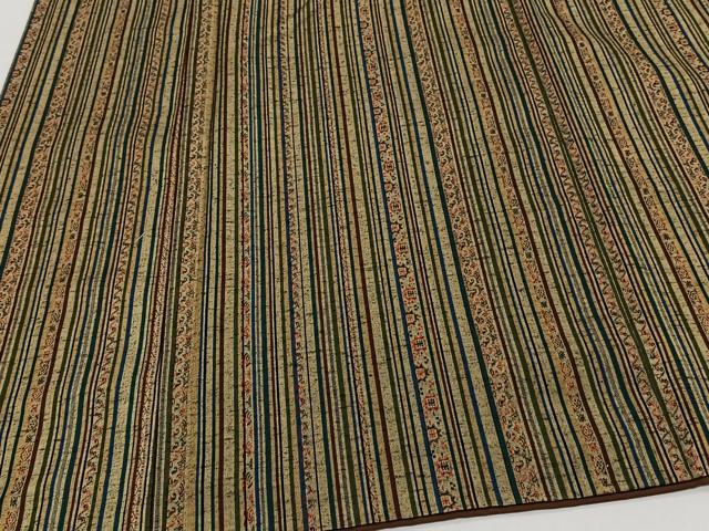 平和屋着物■上質な紬　花間道　正絹　逸品　CABI3648xi
