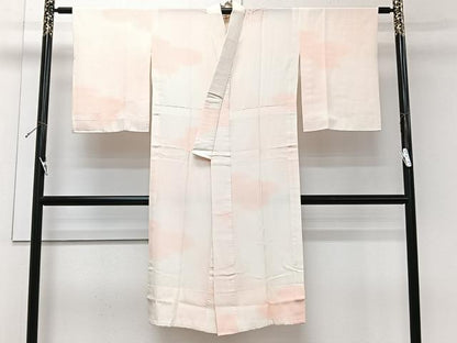 平和屋着物■長襦袢　無双仕立て　雲文　正絹　逸品　CABI3649xi
