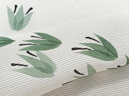 平和屋着物＊夏物　訪問着　絽　手描き　草花文　正絹　逸品　CABI3656xi