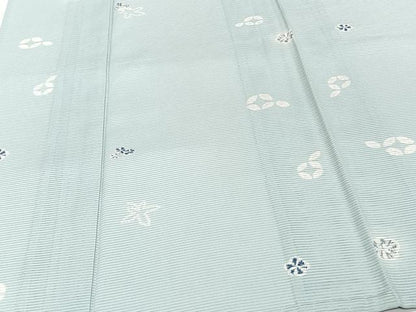 平和屋着物＊夏物　小紋　絽　舞花文　正絹　逸品　CABI3657xi