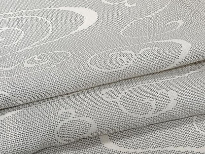 平和屋着物＊夏物　夏塩沢　110亀甲　唐草文　正絹　逸品　CABI3661xi
