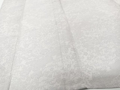 平和屋着物＊夏物　小紋　絽　七宝草花文　正絹　逸品　CABI3662xi