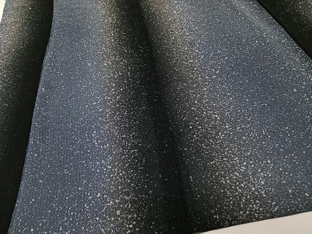 平和屋着物＊夏物　小紋　紗　間道　正絹　逸品　CABI3663xi